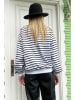 trendyol Sweatshirt in Schwarz/ Weiß