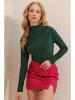 trendyol Bluse in Dunkelgrün