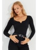 trendyol Longsleeve in Schwarz