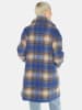 Fuchs Schmitt Mantel in Blau/ Camel