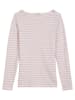Marc O'Polo Longsleeve in Hellgrau/ Rosa