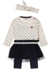 Dirkje 3tlg. Outfit in Creme/ Schwarz