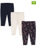 Dirkje 3er-Set: Leggings in Dunkelblau/ Creme