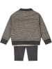 Dirkje 3tlg. Outfit in Anthrazit/ Beige