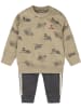 Dirkje 2-delige outfit beige/antraciet