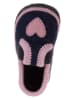 lamino Pantoffels "Bobby Herz" donkerblauw