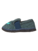 lamino Pantoffels "Krokodil" turquoise