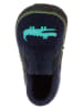 lamino Pantoffels "Krokodil" donkerblauw