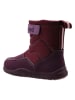 lamino Barfuß-Winterstiefel in Rot/ Lila