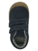 lamino Leren sneakers donkerblauw