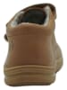 lamino Leren sneakers lichtbruin
