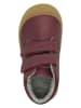 lamino Leren sneakers paars