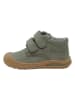 lamino Leren sneakers kaki