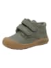 lamino Leren sneakers kaki