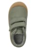 lamino Leren sneakers kaki