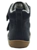 lamino Leder-Boots in Dunkelblau