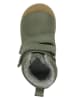 lamino Leder-Boots in Khaki