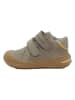 lamino Leren sneakers grijs