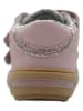 lamino Leren sneakers lichtroze