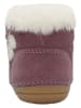 lamino Leder-Boots in Rosa