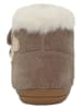 lamino Leder-Boots in Beige