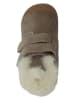 lamino Leder-Boots in Beige