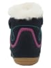 lamino Leder-Boots in Dunkelblau