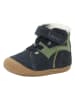 lamino Leren boots donkerblauw