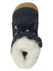 lamino Leren boots donkerblauw