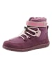 lamino Leder-Barfuß-Boots in Lila