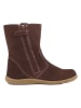 lamino Leren barefoot-boots bruin