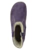 lamino Leren barefoot-boots paars