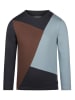 Koko Noko Longsleeve lichtblauw/donkerbruin/donkerblauw