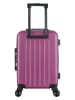 SWISS KOPPER Hardcase-Trolley "Ruti" in Lila - (B)35 x (H)55 x (T)21 cm