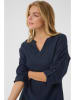 Cream Tunika "Venta" in Dunkelblau
