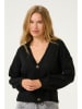 Cream Cardigan "Holiday" in Schwarz