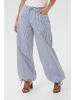 Cream Hose "Berta"- Relaxed fit - in Hellblau