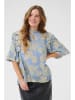 CULTURE Bluse "Floi" in Hellblau/ Gold