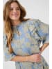 CULTURE Bluse "Floi" in Hellblau/ Gold