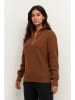 Kaffe Pullover "Lioa" in Hellbraun
