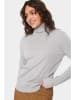 SAINT TROPEZ Rollkragenpullover "Mila" in Grau