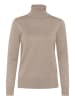 SAINT TROPEZ Rollkragenpullover "Mila" in Beige