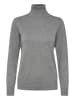SAINT TROPEZ Rollkragenpullover "Mila" in Grau