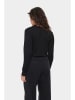 SAINT TROPEZ Sweter "Mila" w kolorze czarnym