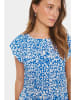 SAINT TROPEZ Jurk "Gisla" blauw/wit