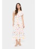 SAINT TROPEZ Kleid "Gisla" in Creme/ Bunt