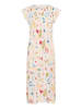 SAINT TROPEZ Kleid "Gisla" in Creme/ Bunt