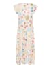 SAINT TROPEZ Kleid "Gisla" in Creme/ Bunt