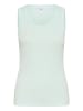 SAINT TROPEZ Top "Aster" w kolorze turkusowym