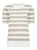 SAINT TROPEZ Trui "Mila" wit/beige